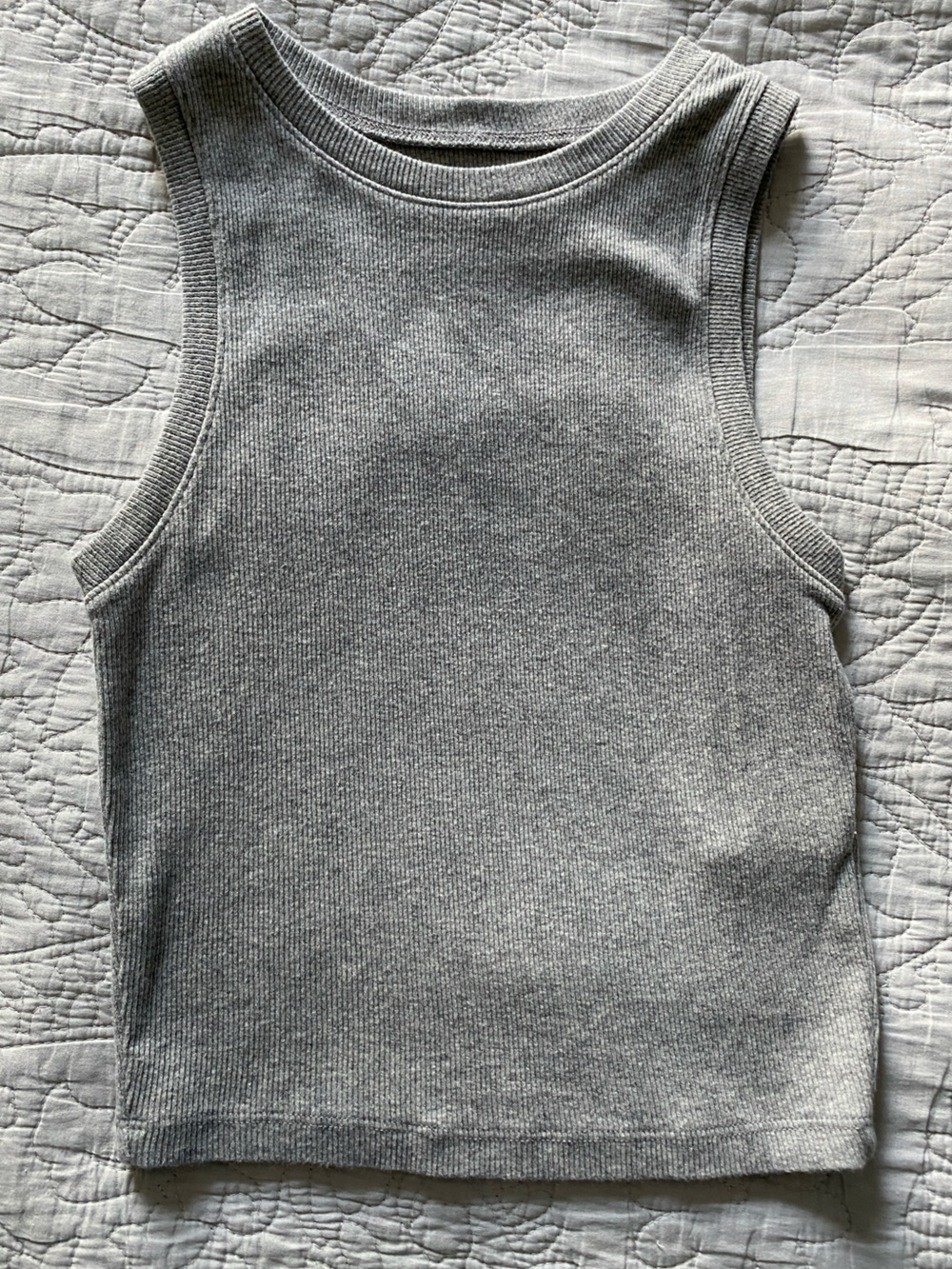 Hollister Women’s Light Gray High Neck Tank Must-Have Collection